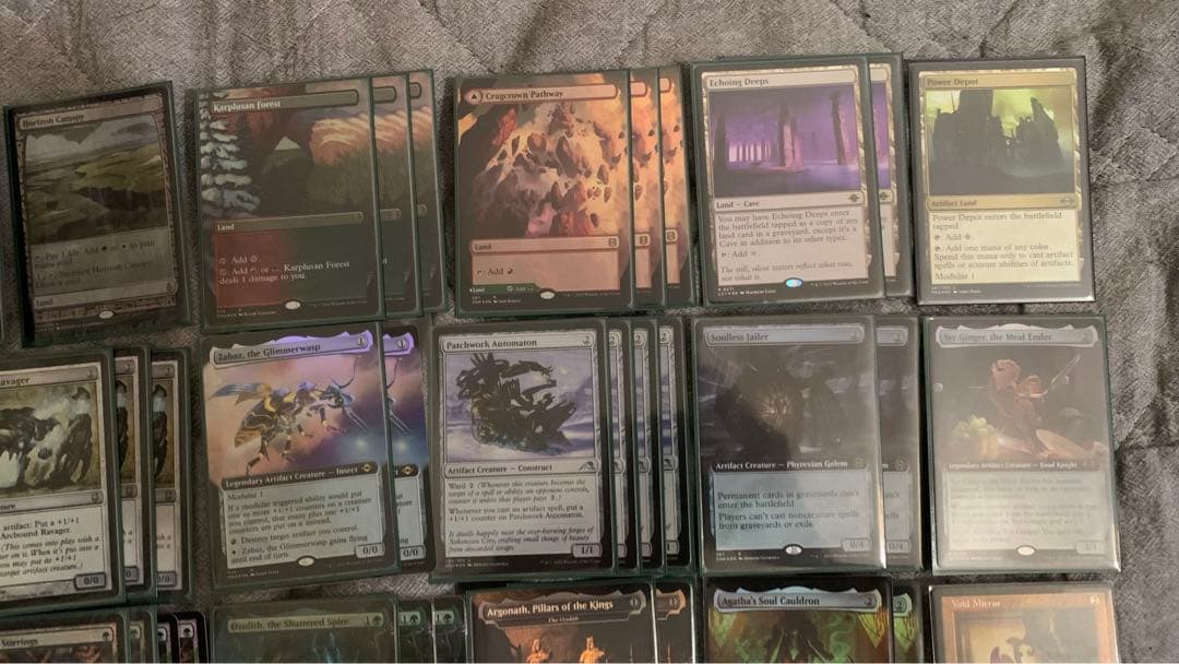 MTG 鱗親和 フルfoil デッキパーツ