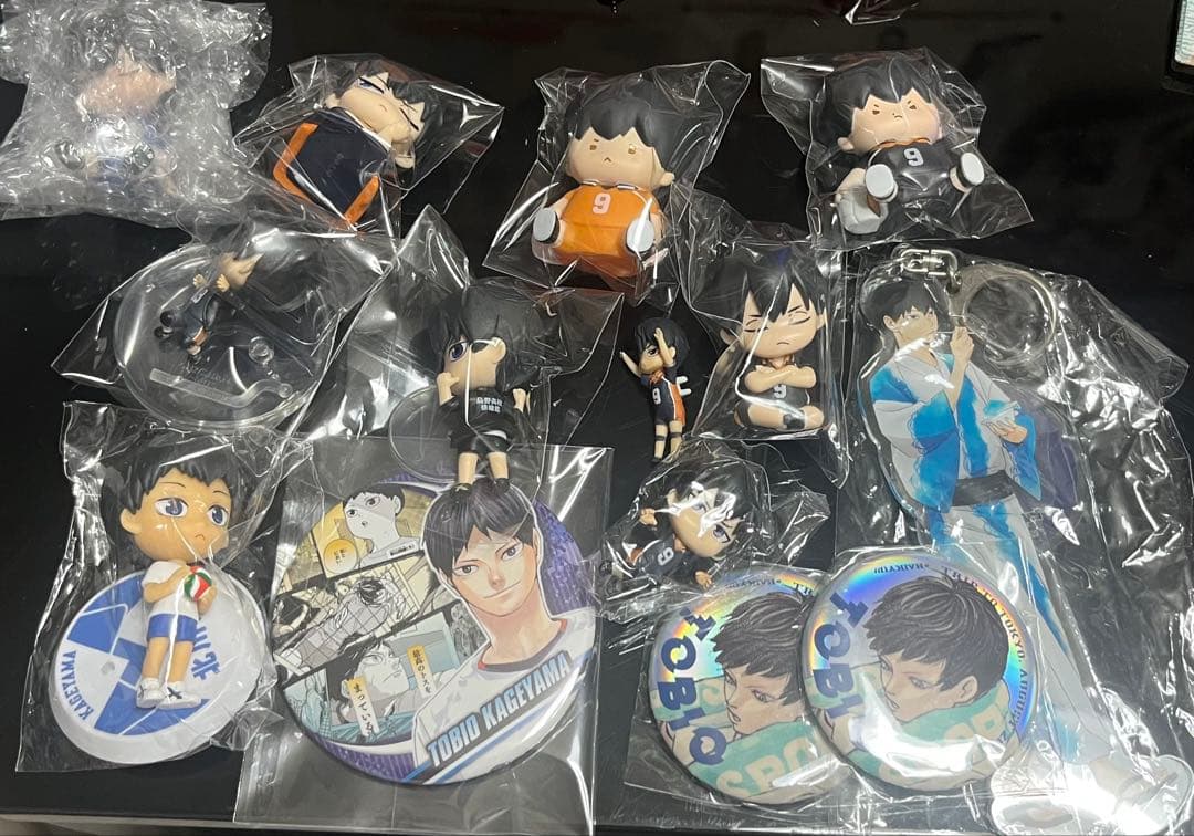 影山飛雄 缶バッジ　ちゃびちゃび　memories おねむたん　肩ズン