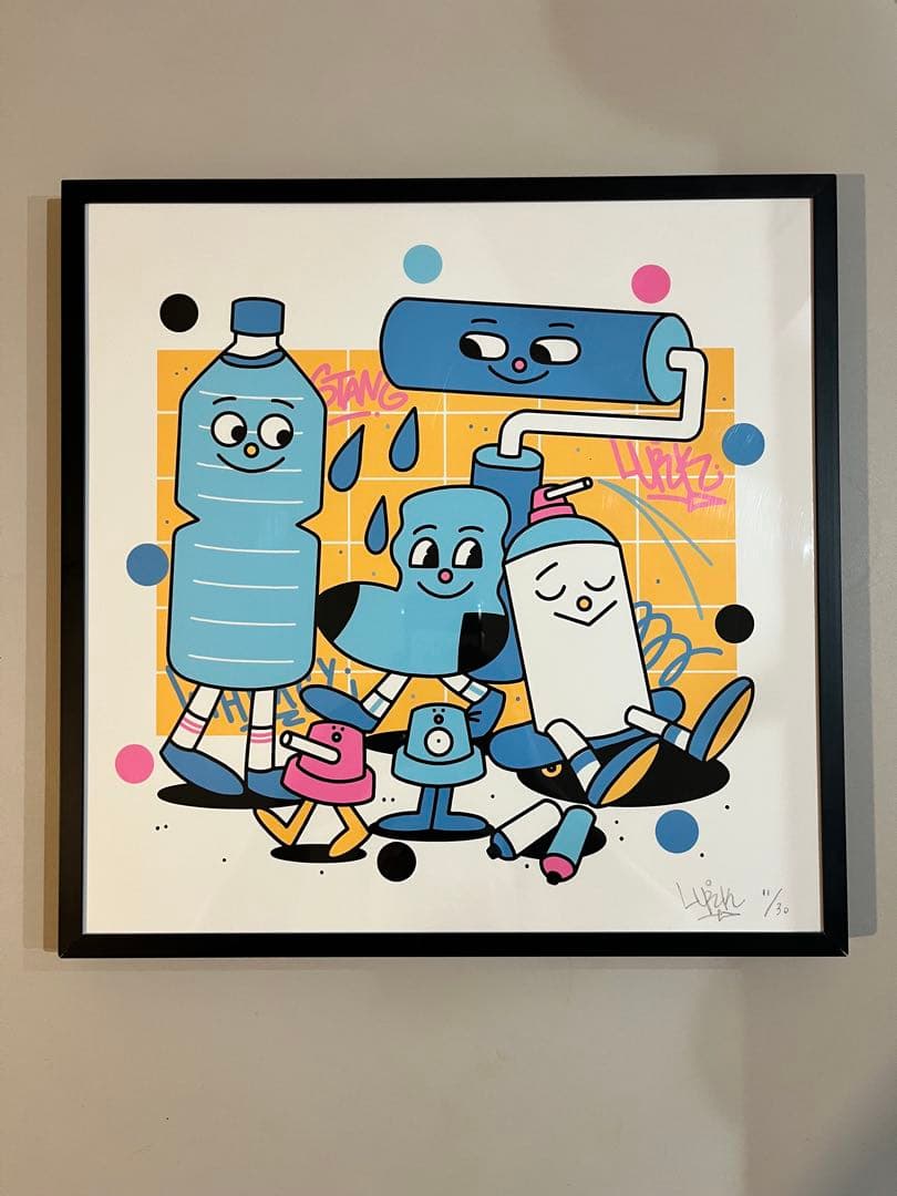 Lurk イラスト　シリアルナンバー付き　フレーム付き