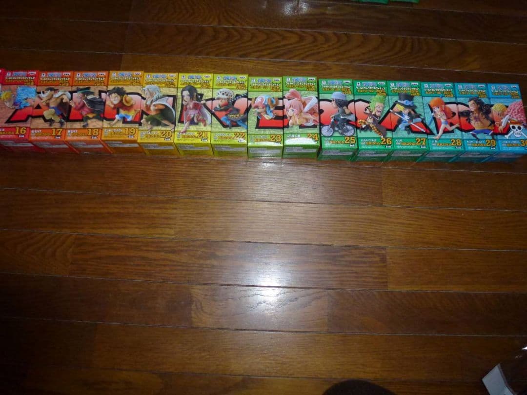 ワンピース　ワールドコレクタブルフィギュア　20th リレー　30種セット