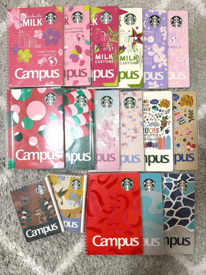 スターバックス✖️campusノート15冊&メモ帳2冊セット