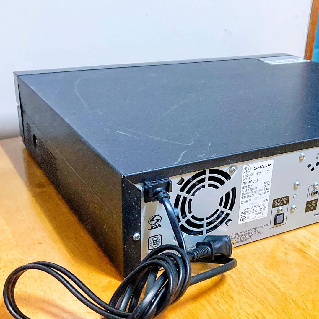 SHARP シャープ　AQUOS HDD搭載DVDビデオ一体型レコーダー