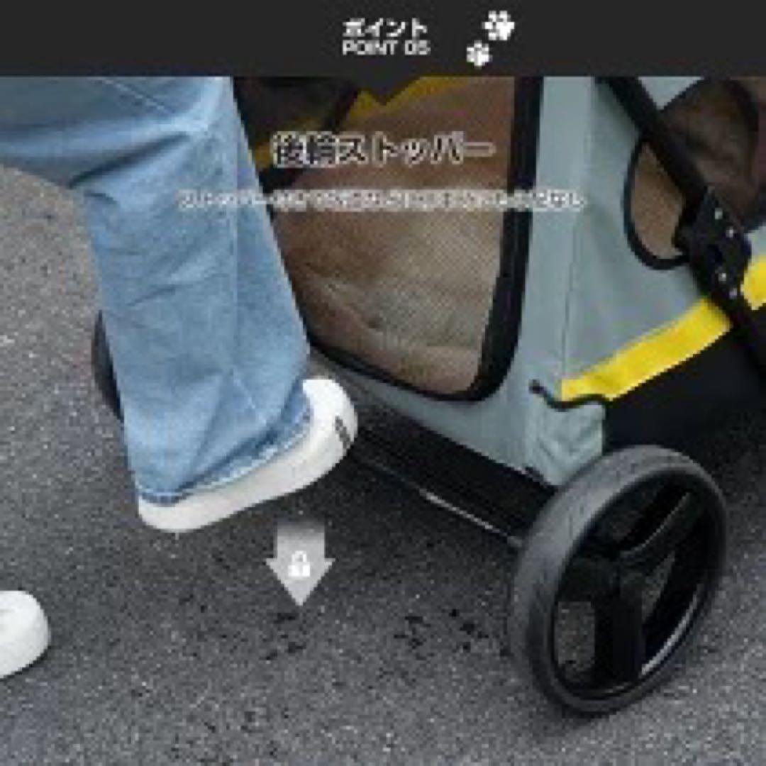 ペットカート大型犬 折りたたみ 中型犬4輪 耐荷重60kg 大型犬対応 軽量