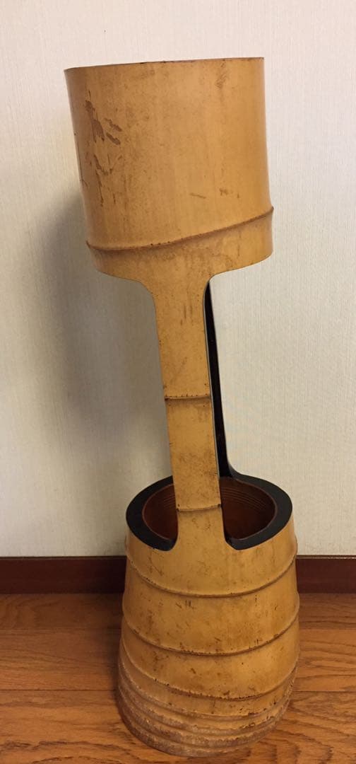 高級竹製の花器 ※送料無料