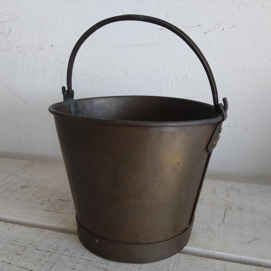 銅製　バケツ　古道具