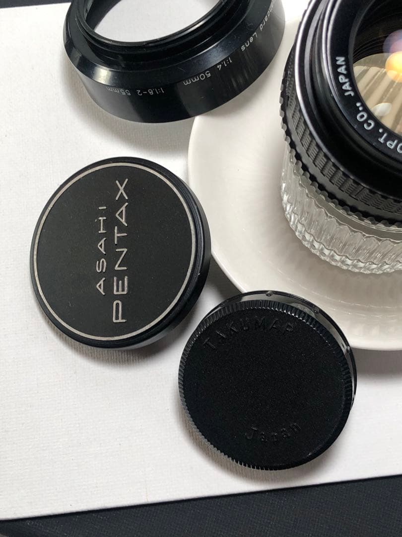 フード付き　smc takumar 50mm f1.4 m42