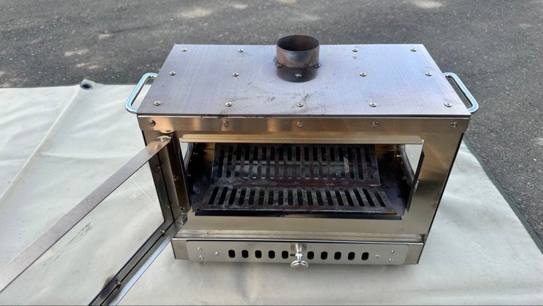 暖炉型 2次燃焼薪ストーブ３面窓ガラス　SOLOTOUR