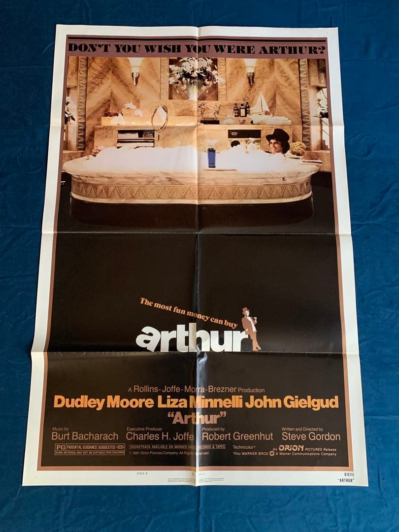 ミスターアーサー　ARTHUR USオリジナル映画ポスター