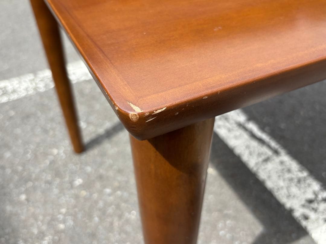 手渡し可 カリモク60 ダイニングテーブル W1300×D800×H700 茶