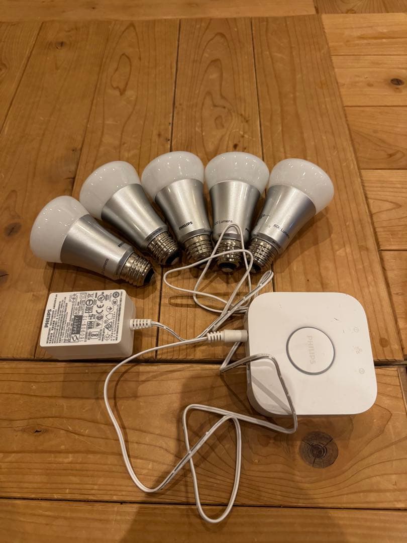 Philips Hue ブリッジ　カラーLED電球 5個セット
