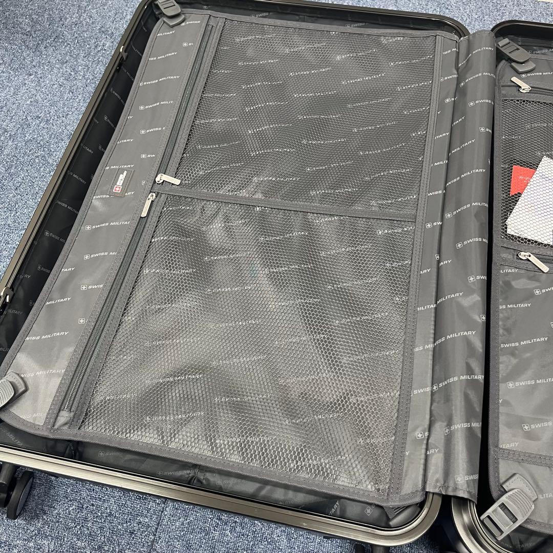 ほぼ未使用 スイスミリタリー スーツケース キャリーケース チタン 105L