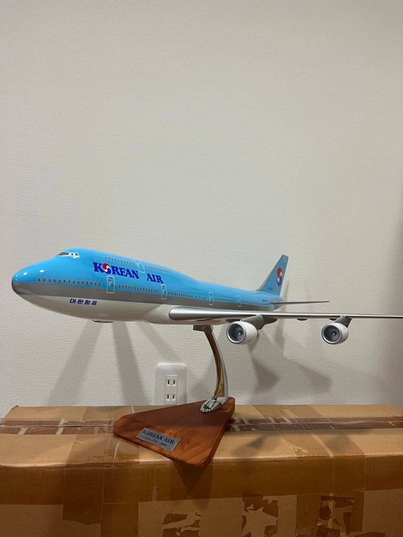 1/100 大韓航空 Korean Air B747-400 模型