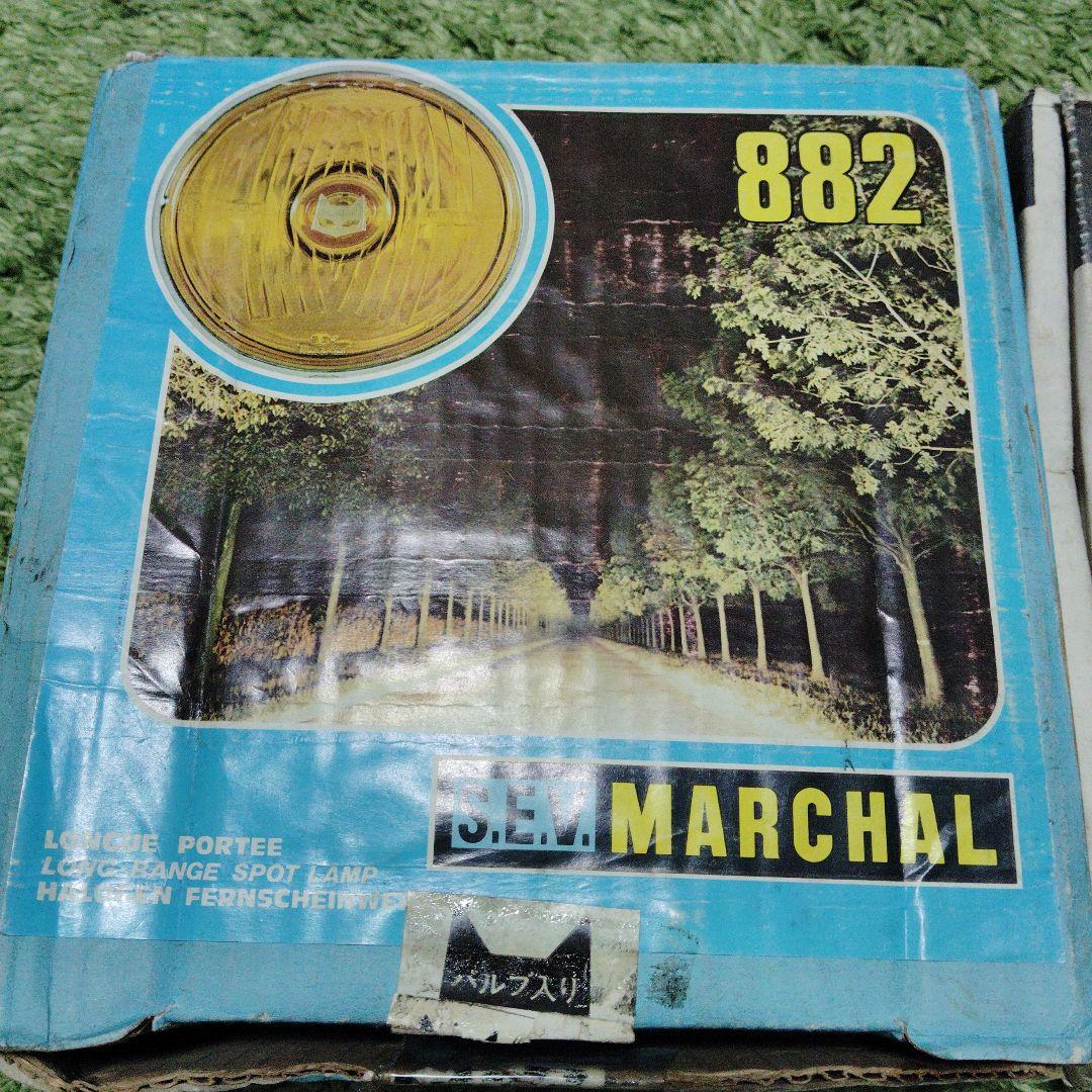当時物 マーシャル 882 ヘッドライトMARCHAL イエロー フォグランプ