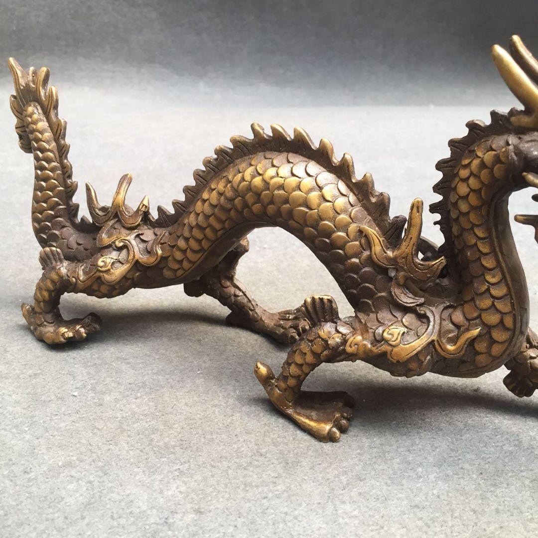 銅 細工 竜 干支竜 商売繁盛 家庭 事務 風水 開運 招財 置物 工芸品