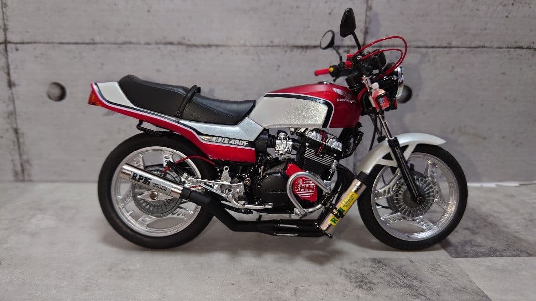 1/12完成品CBX400Fカスタム　依頼品　ぴーなっつ