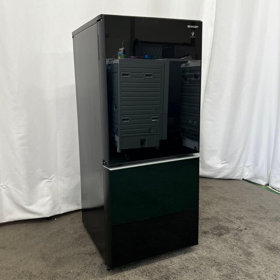 518❤️　冷蔵庫　シャープ　黒　一人暮らし　安い　綺麗　中古　設置無料　おすすめ