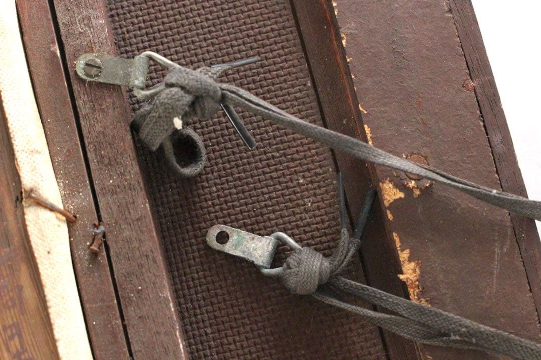 No4847 額装　宮坂昌夫　「釧路河口初冬」　油彩画　SM号　風景画　送料無料