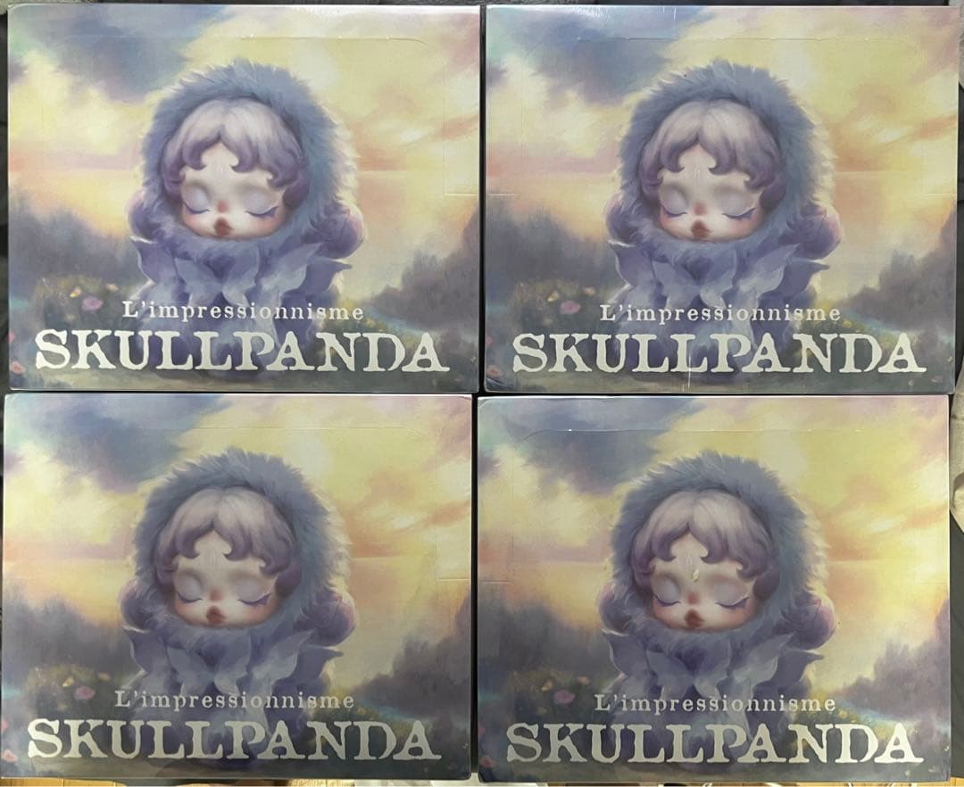 正規品　ポップマート　スカルパンダ インプレッショニズムシリーズ　4アソート