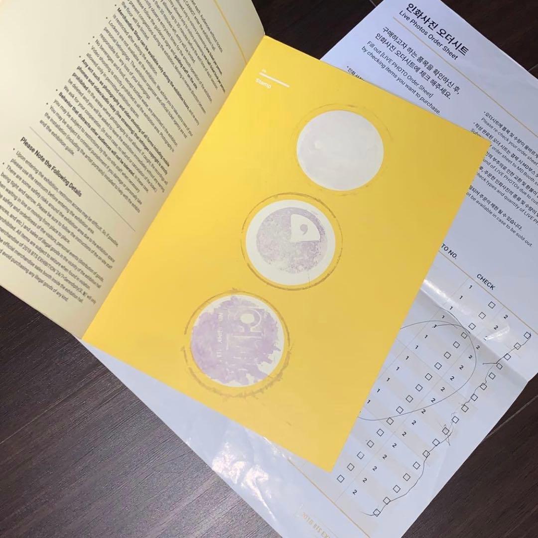 [使用済み] BTS コンサート 展示会 チケット　半券 レア