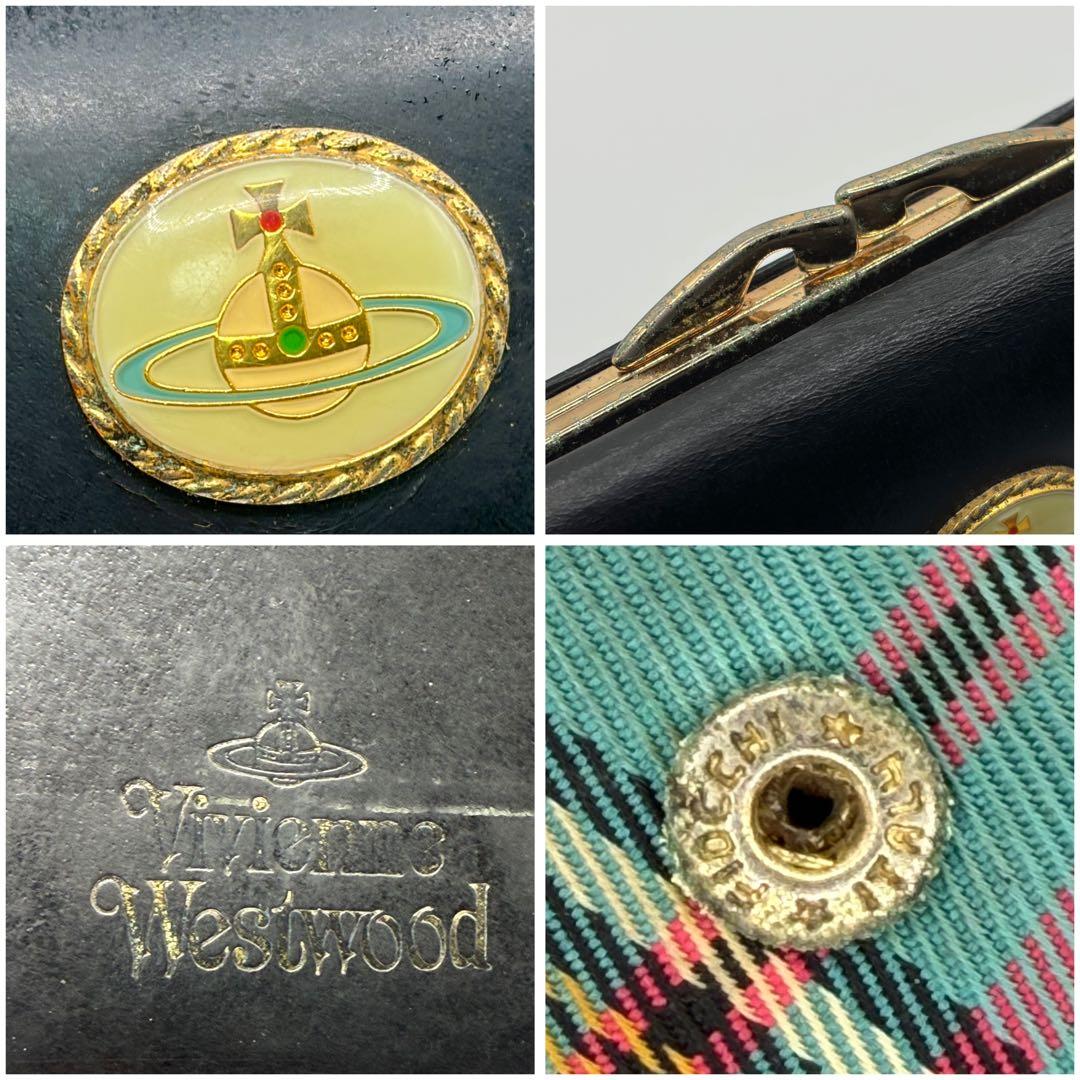 【希少・廃盤】ヴィヴィアン ウエストウッド　三つ折り財布 がま口 マックマラ