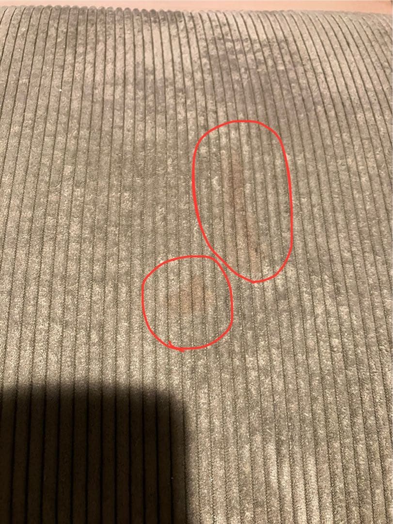 november オリーブ コーデュロイ ベンチ　ダイニング