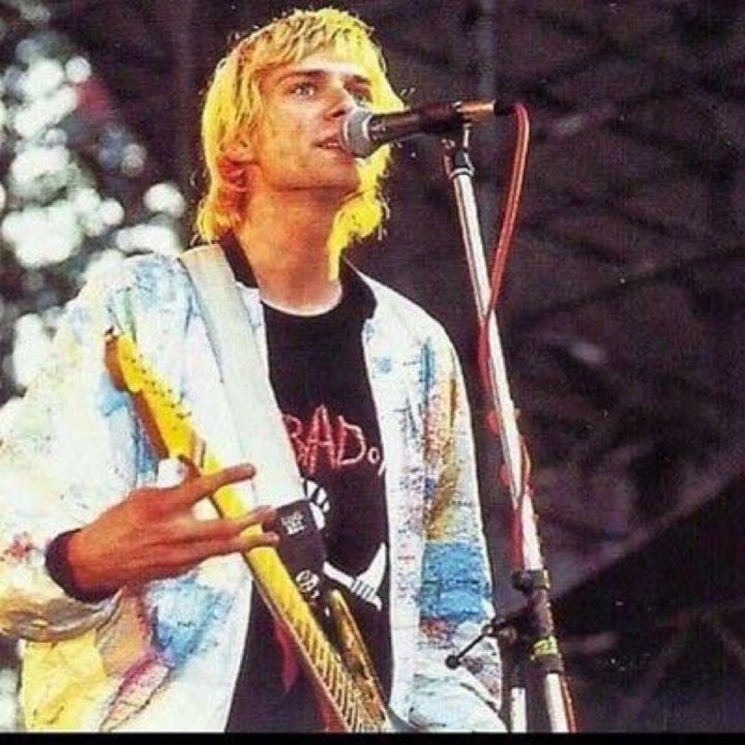 【最終価格】ニルバーナ カートコバーン着用モデル　世界地図ペーパージャケット