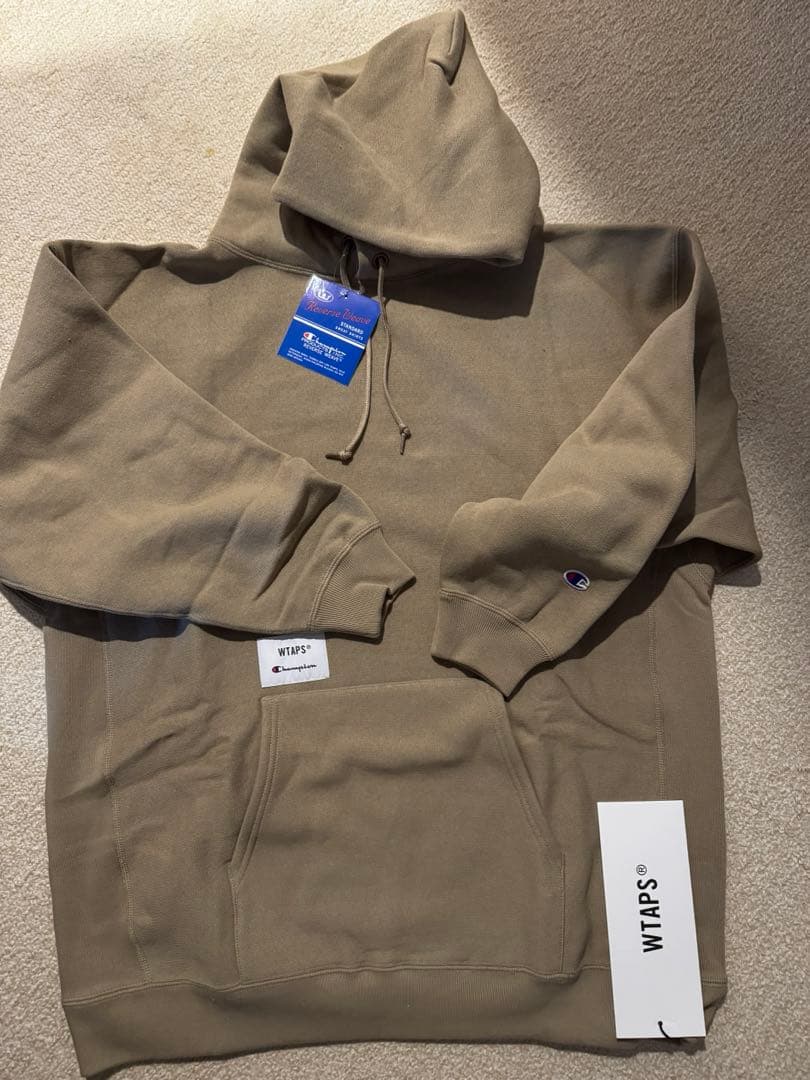 新品　WTAPS×Champion リバースウィーブ　ベージュ