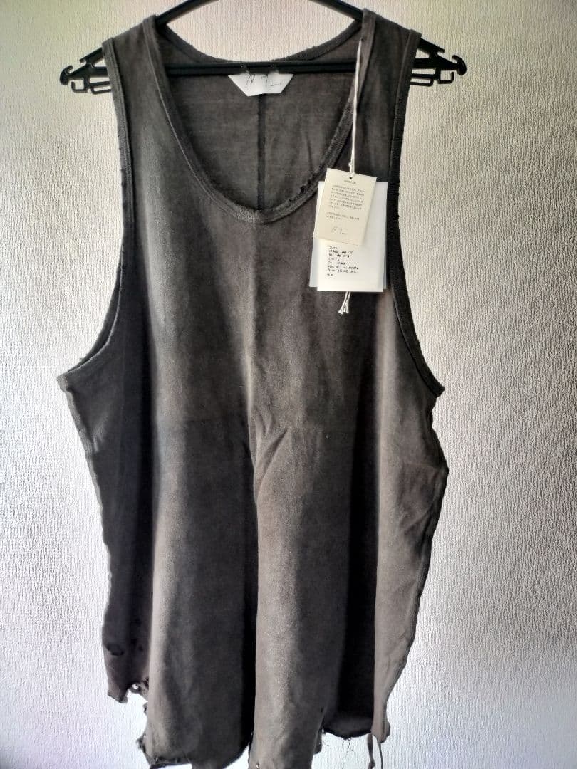 ANCELLM / DAMAGE TANK TOP(BLACK)　2