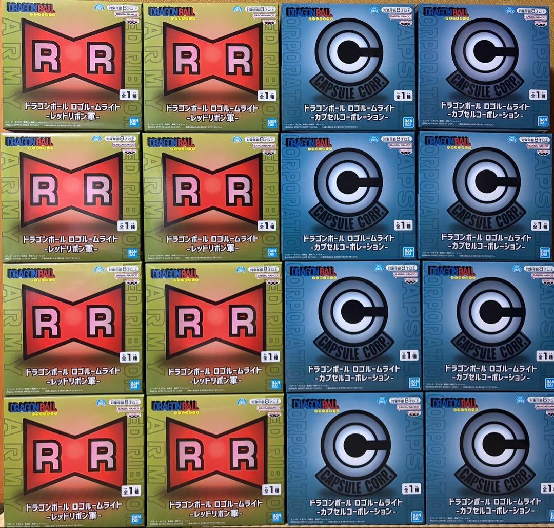 ドラゴンボール ロゴルームライト 16個セット