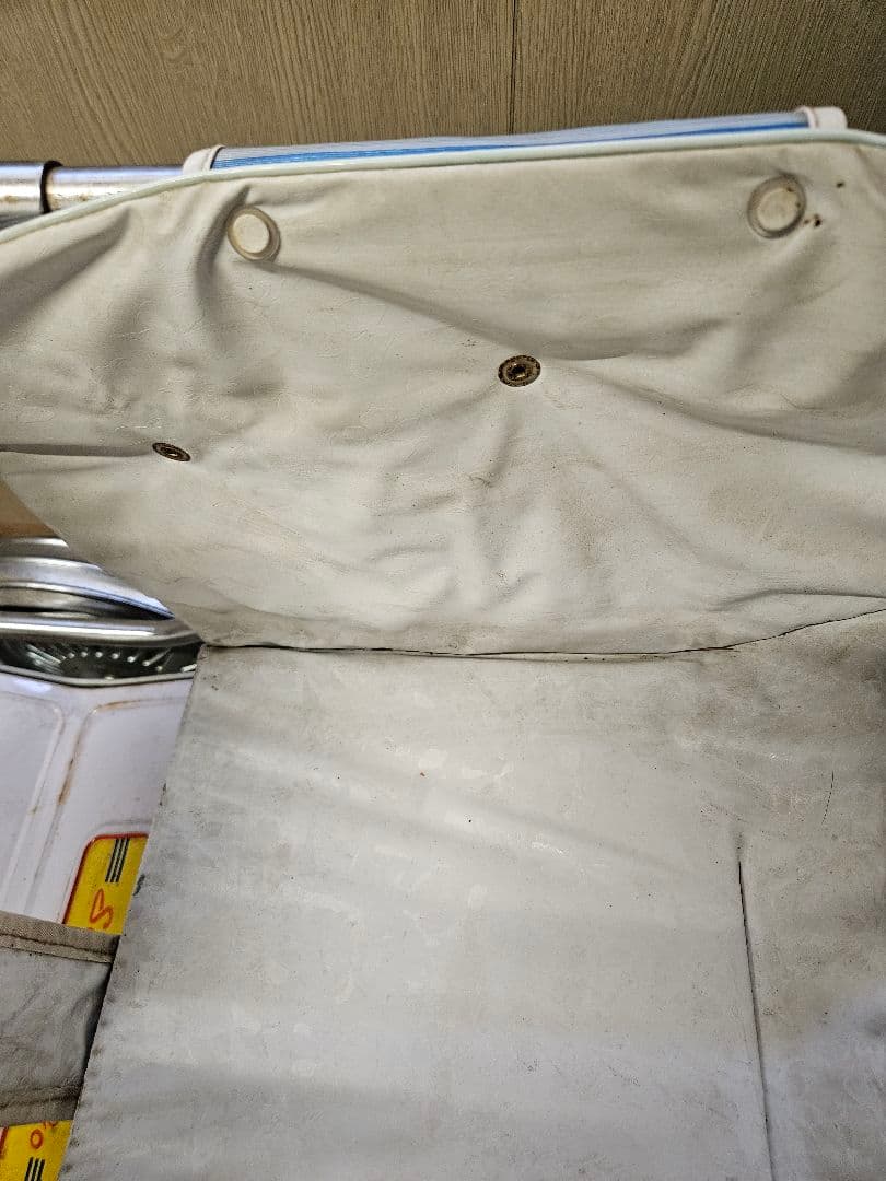 ベビーカー 昭和レトロ 東京 TOKYO さつき号 青 ブリキ