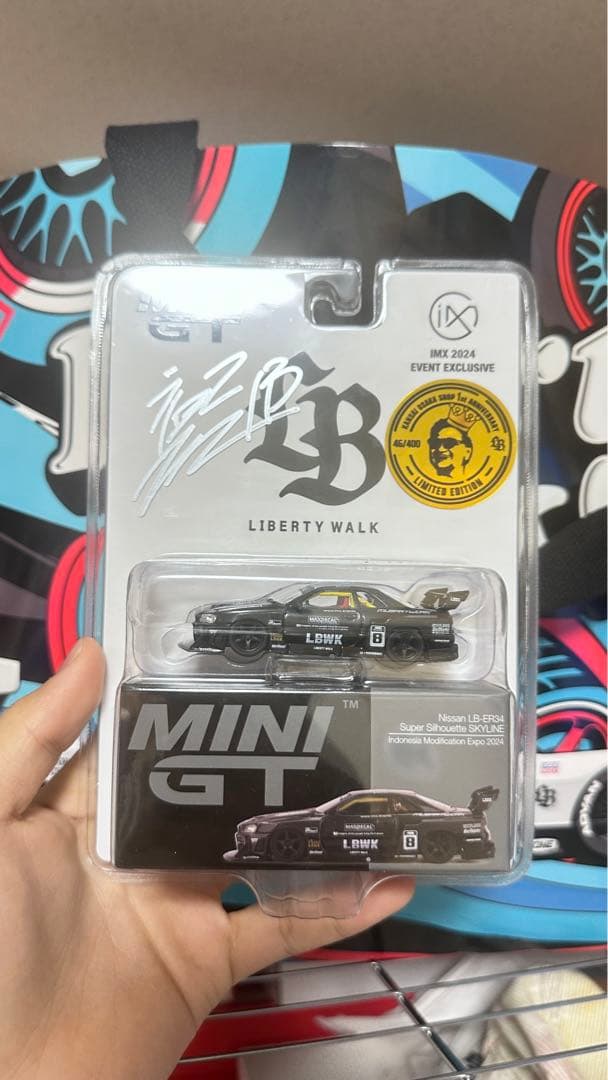 MINIGT LIBERTY WALK IMX限定 Nissan LB-ER34