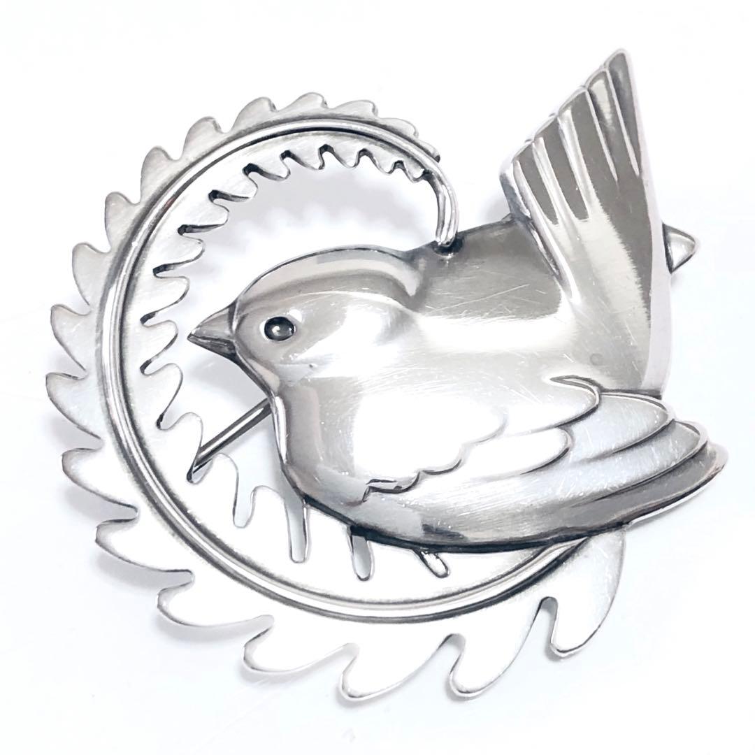   309 鳥 バード ブローチ O2410066