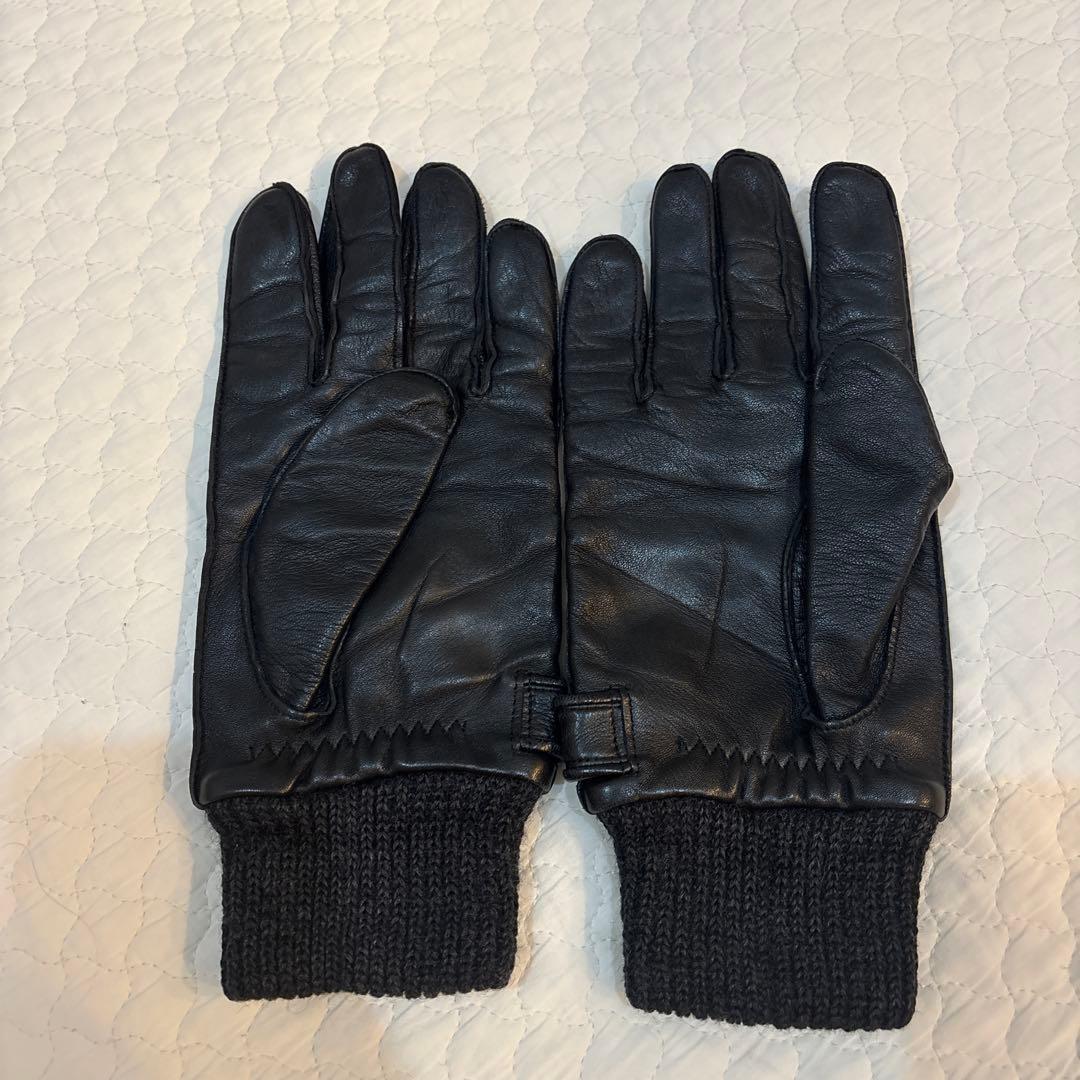 BURBERRY BLACK LABEL レザー グローブ メンズ 手袋