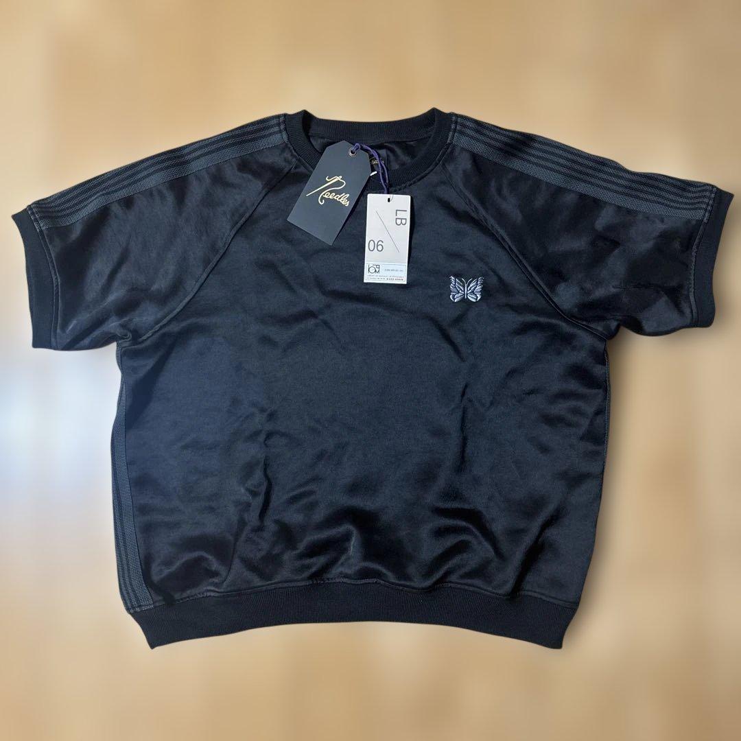 needles ブラック バタフライ刺繍 Tシャツ M