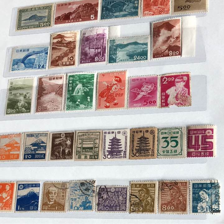 カタログ価格5万1240円！昭和20年から31年のプレミア切手だらけコレクション