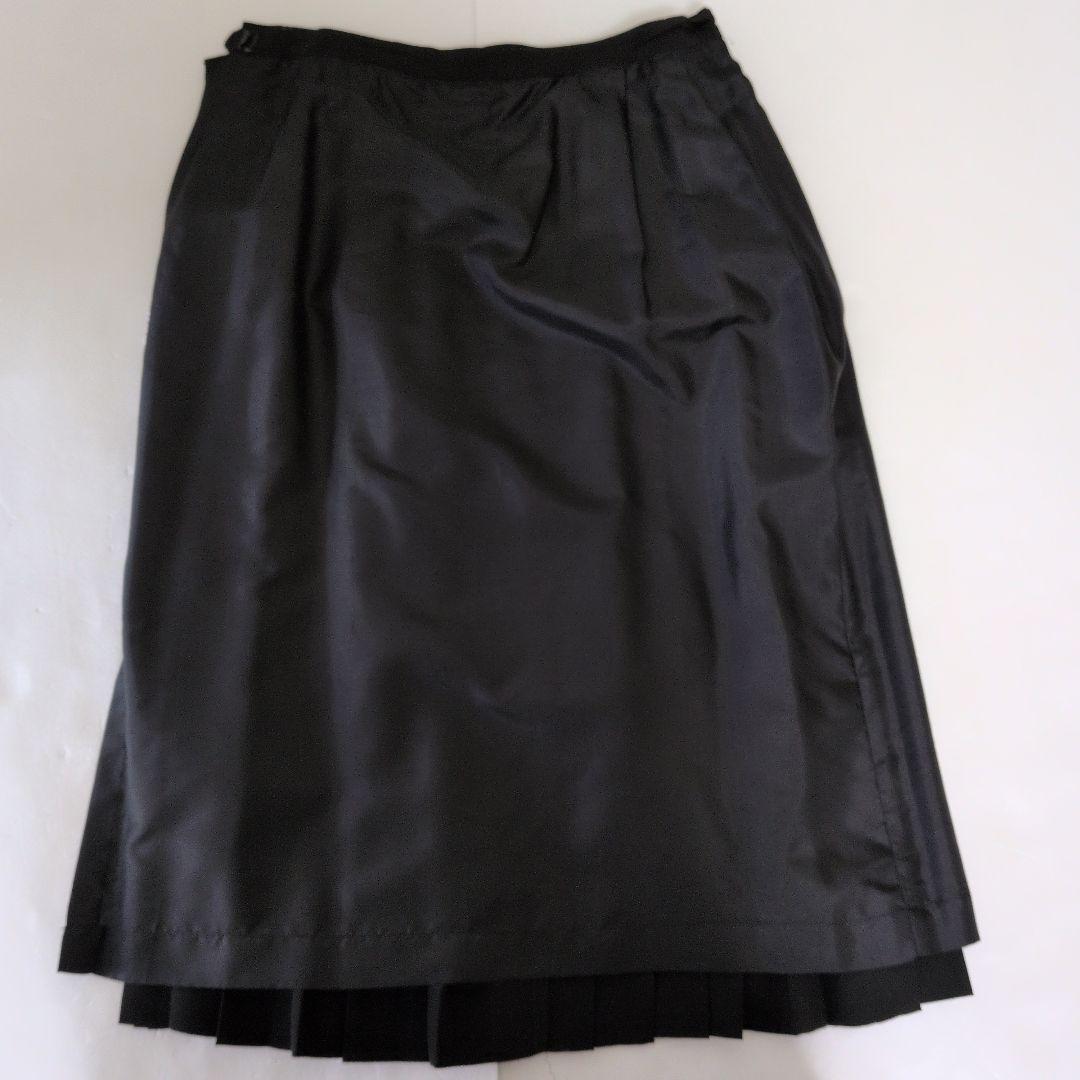 CHANEL 黒 プリーツスカート 40
