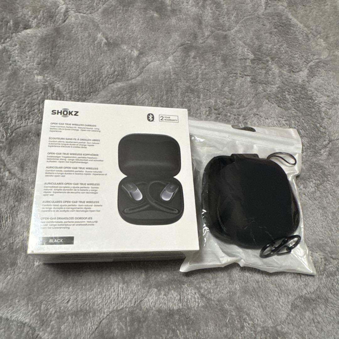 SHOKZ OPENFIT AIR ブラック 充電ケース付き