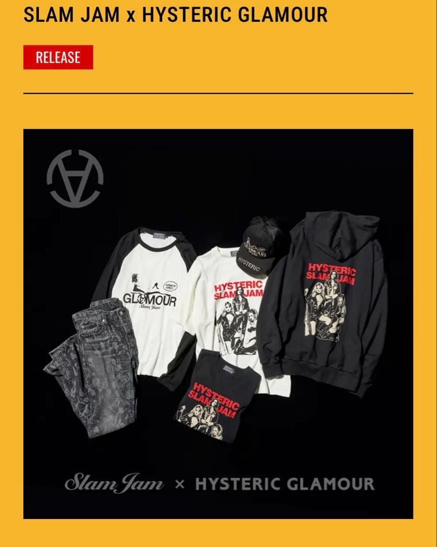 今季完売 新品 SLAM JAM/HYSTERIC SLAM JAM Tシャツ