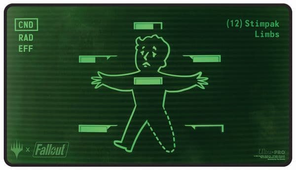 MTG スティッチド プレイマット Fallout 所持品管理 ウルトラプロ