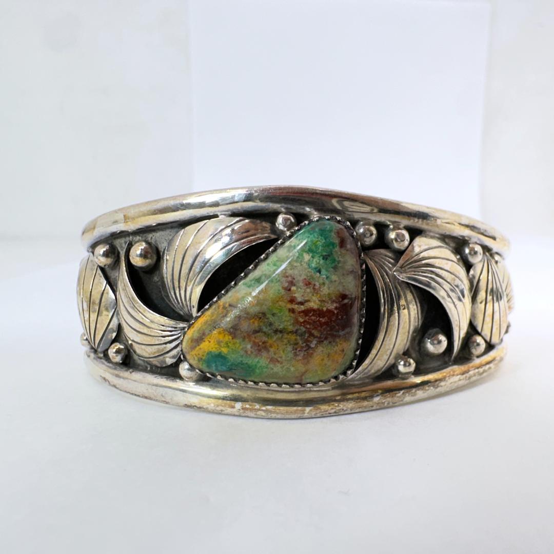 ビンテージ インディアンジュエリー ターコイズ バングル シルバー