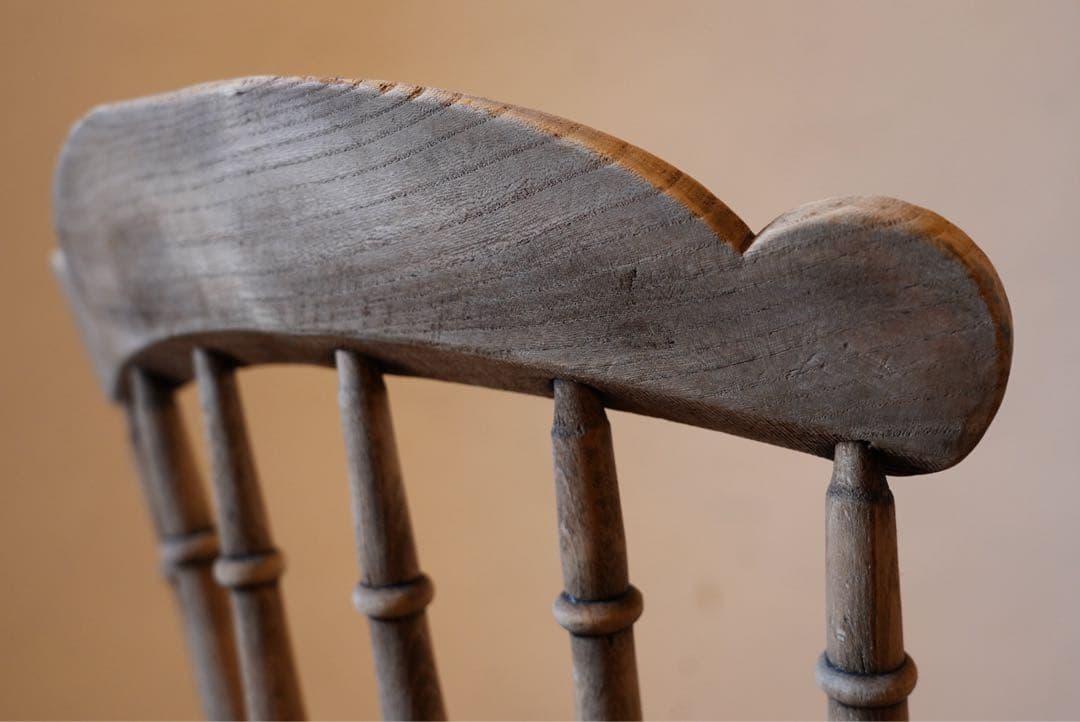 フランスアンティークチェア　椅子　古木　プリミティブ 1800年代　オーク