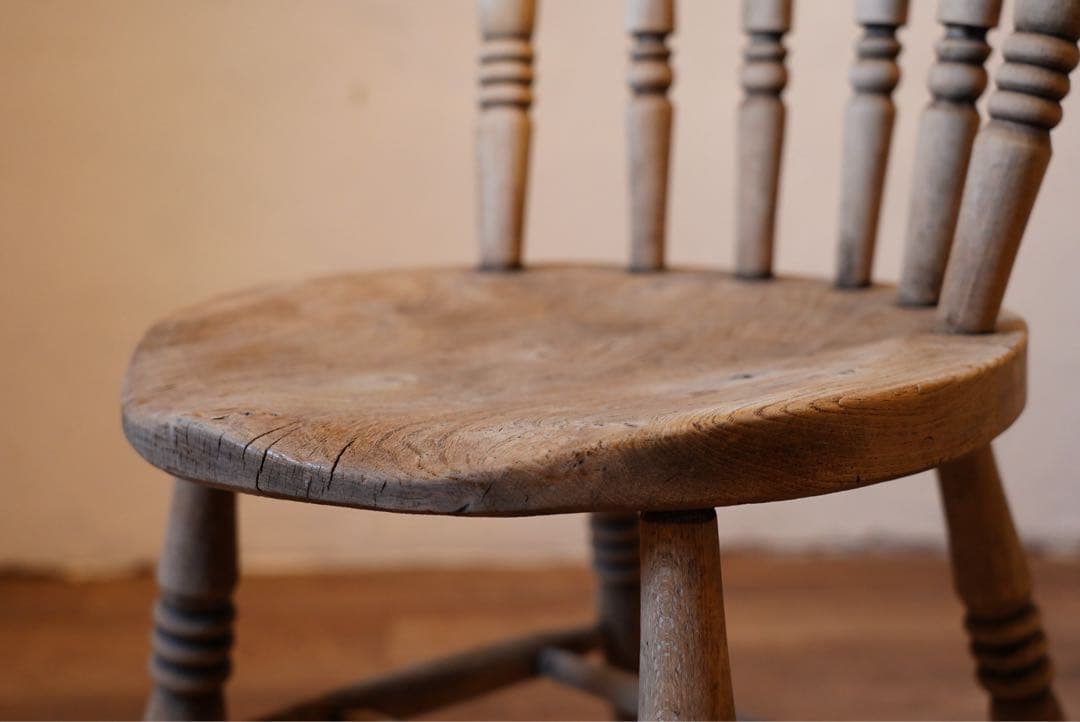 フランスアンティークチェア　椅子　古木　プリミティブ 1800年代　オーク