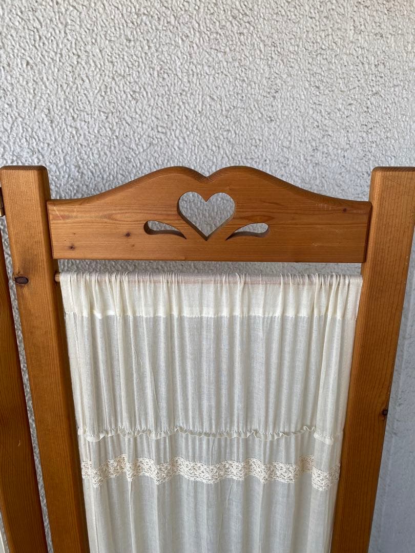 カントリー家具 2連パーテーション 間仕切り カントリー雑貨 インテリア 目隠し