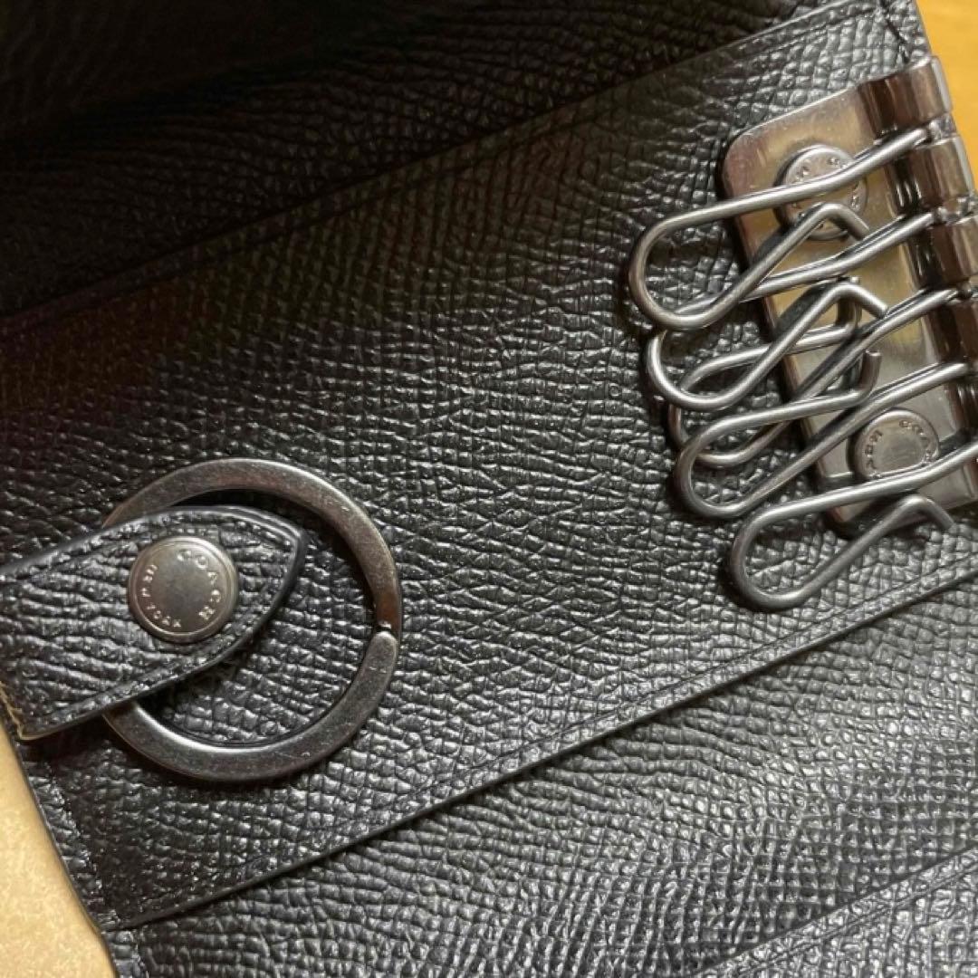新品未使用 COACH コーチ　キーケース ブラック