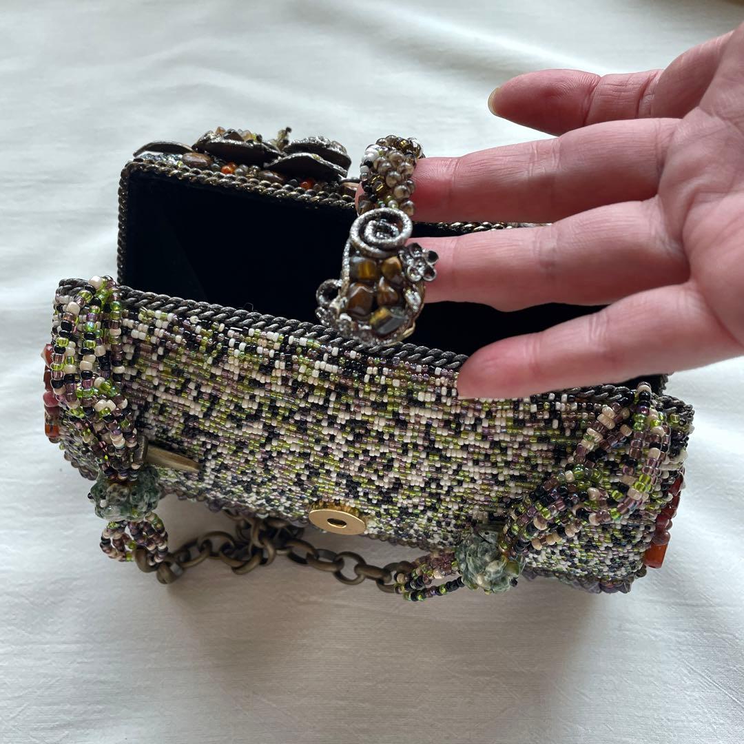 MARYFRANCES メリーフランシス ビーズ　ショルダーバッグ パーティー