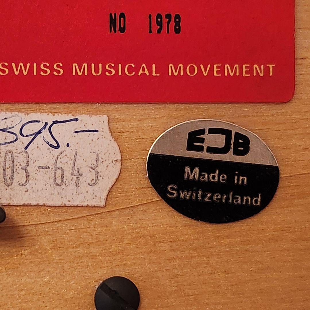 リュージュ　スイス製　エリーゼのために　オルゴール　36弁？