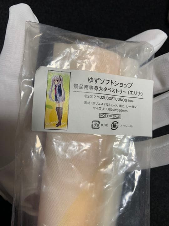 ゆずソフト　DRACU-RIOT!ガラポンA賞タペストリーエリナ　ドラクリオット