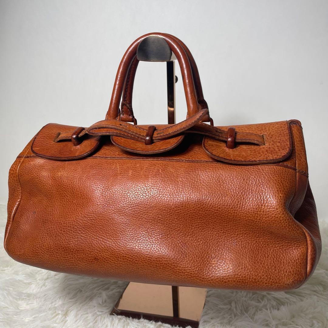 【美品】　幻の逸品　genten オールドゲンテン　トスカレザー　ハンドバッグ