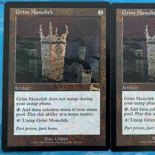 MTG 2枚 厳かなモノリス