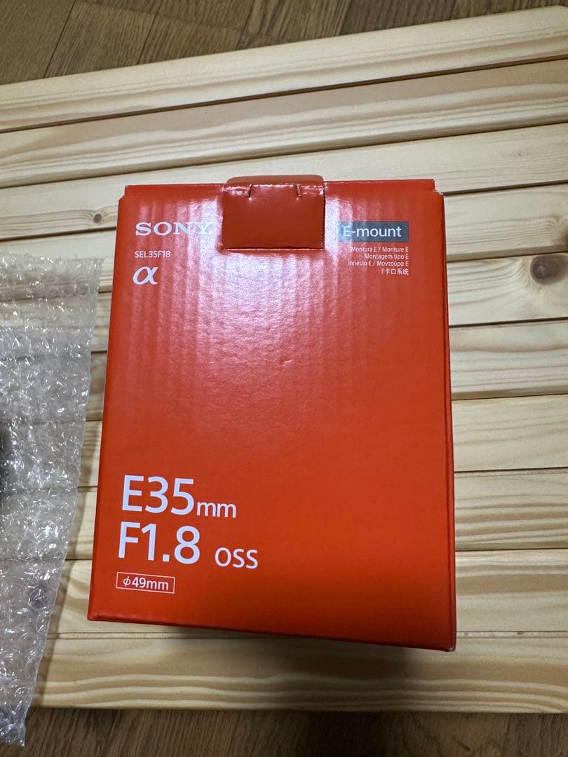 新品SONY E35mmF1.8 SEL35F18 aps-c機用